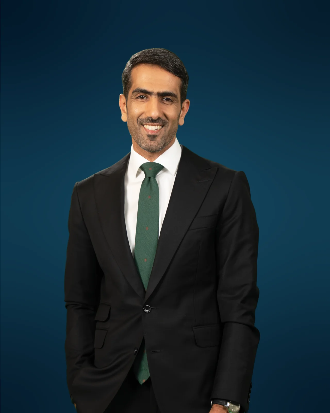 Mohammed Saadon Al Kuwari in a business suit